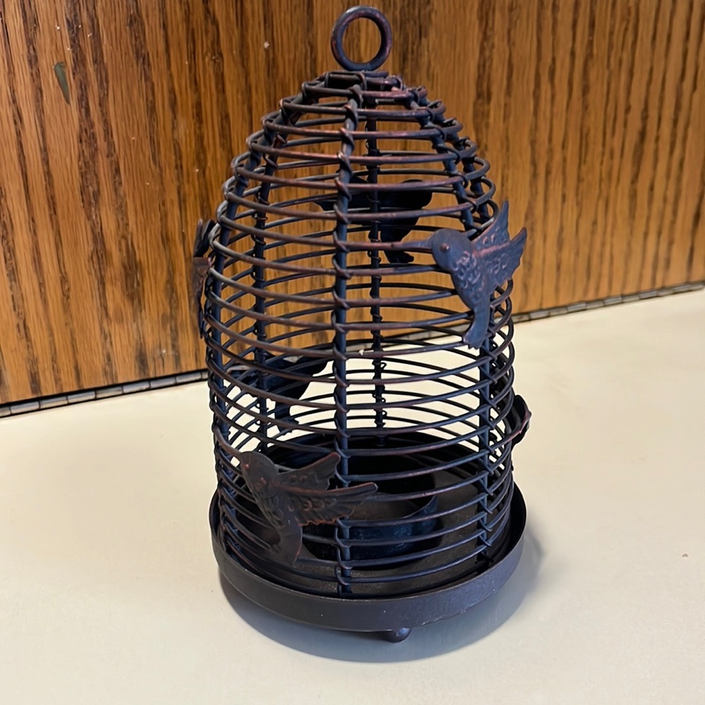 Hummingbird candle holder